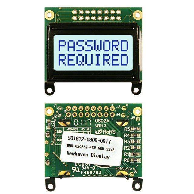 Picture of NHD-0208AZ-FSW-GBW-33V3